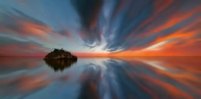 abstract landscape photo