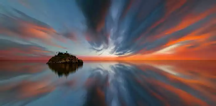 abstract landscape photo
