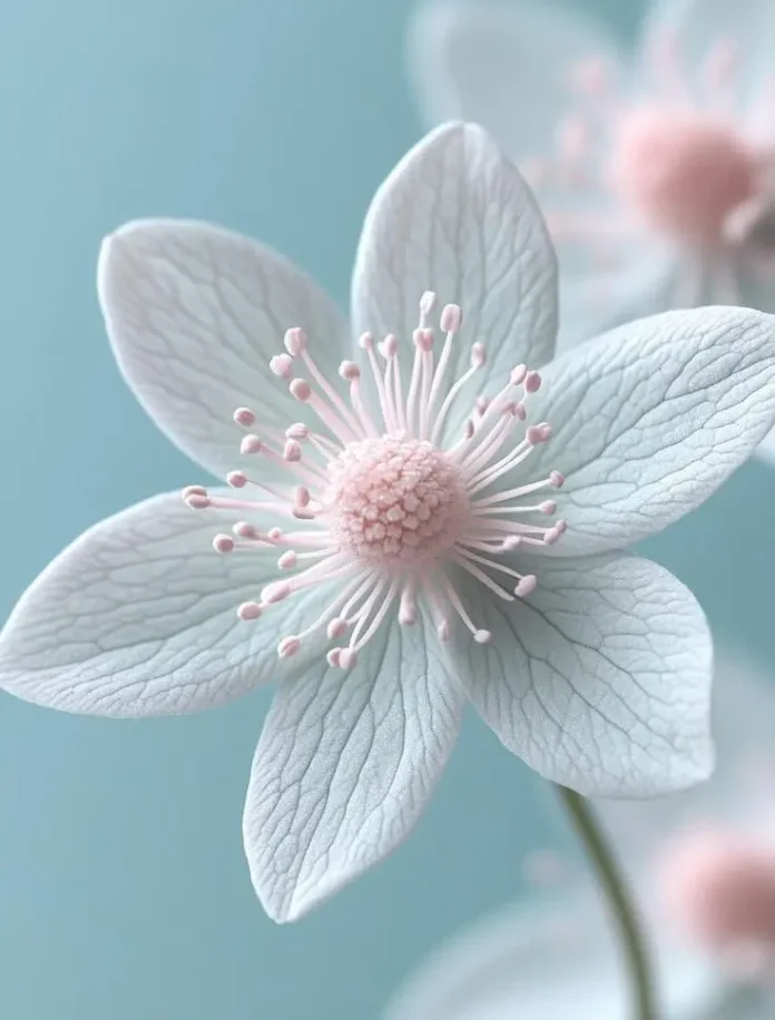 Artistic White Flower Atmosphere Artistic White Flower Atmosphere