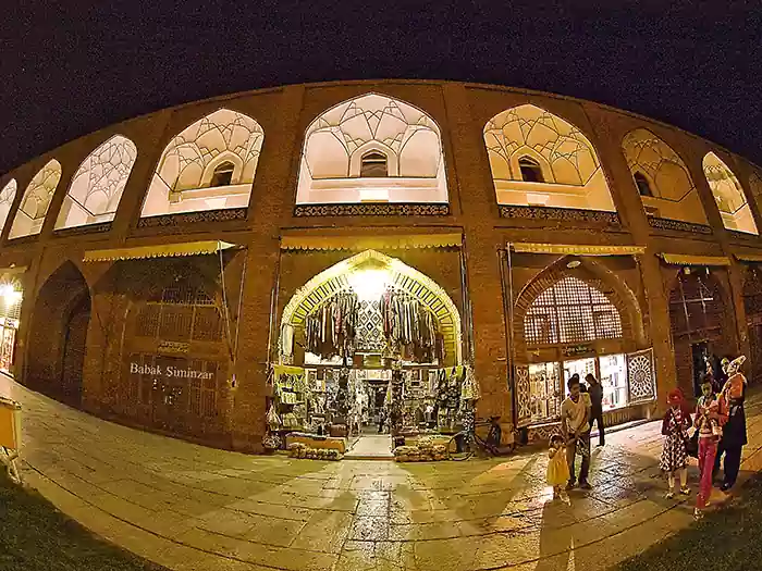 Isfahan square | a handicraft shopkeeper
