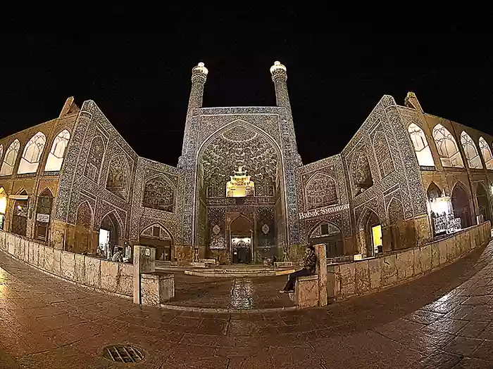 Shah mosque Isfahan picture of outer gate