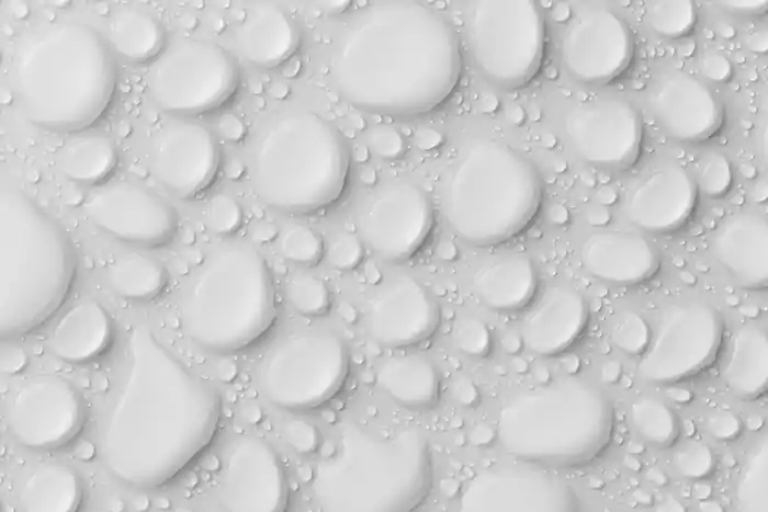 Water drops on surfaces