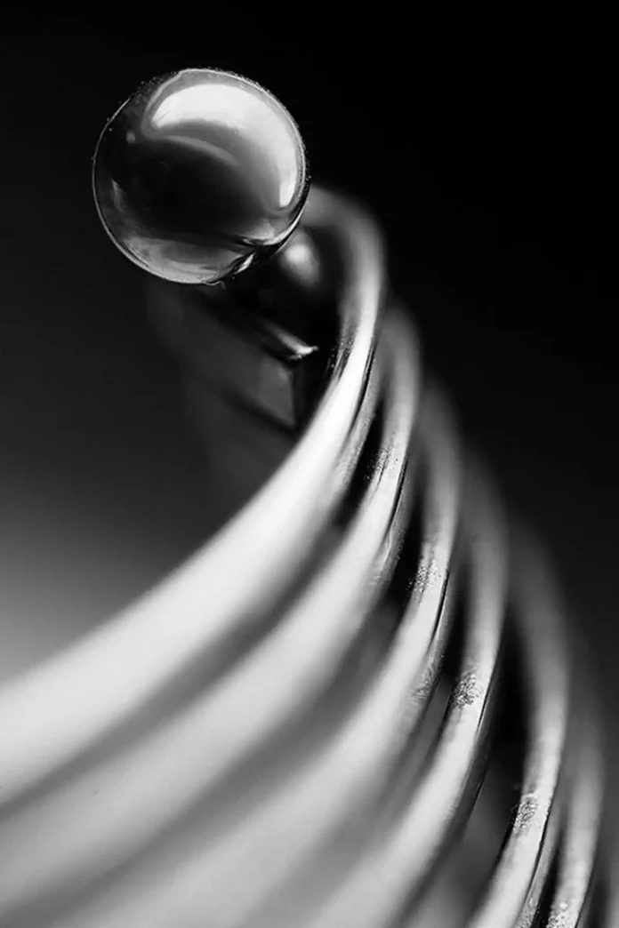 Black and white abstract photo