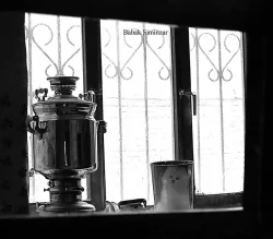 Abstract photo from the window of a traditional house Abstract photo from the window of a traditional house